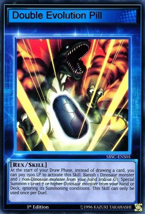 Double Evolution Pill [SBSC-ENS05] Ultra Rare - Trinity Hobby