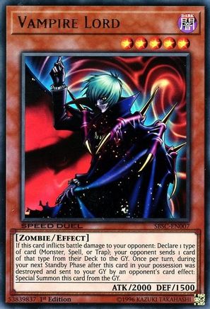 Vampire Lord [SBSC-EN007] Ultra Rare - Trinity Hobby