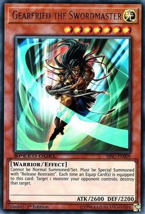 Gearfried the Swordmaster [SBSC-EN009] Ultra Rare - Trinity Hobby