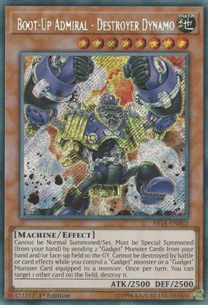 Boot-Up Admiral - Destroyer Dynamo [FIGA-EN002] Secret Rare - Trinity Hobby