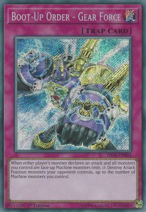 Boot-Up Order - Gear Force [FIGA-EN004] Secret Rare - Trinity Hobby