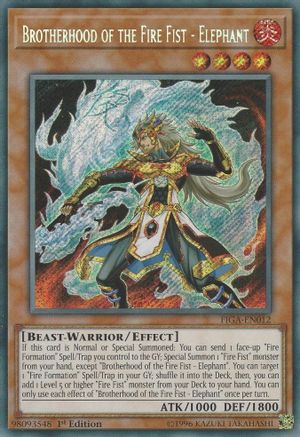 Brotherhood of the Fire Fist - Elephant [FIGA-EN012] Secret Rare - Trinity Hobby