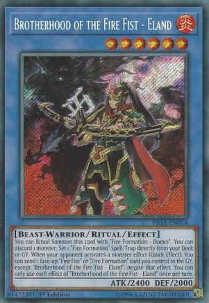 Brotherhood of the Fire Fist - Eland [FIGA-EN014] Secret Rare - Trinity Hobby