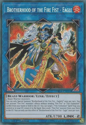Brotherhood of the Fire Fist - Eagle [FIGA-EN016] Secret Rare - Trinity Hobby