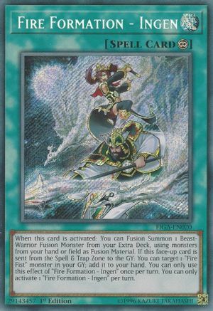Fire Formation - Ingen [FIGA-EN020] Secret Rare - Trinity Hobby