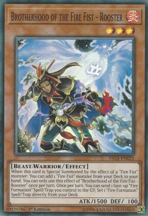 Brotherhood of the Fire Fist - Rooster [FIGA-EN025] Super Rare - Trinity Hobby