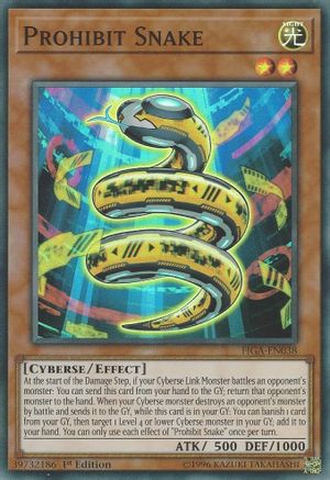 Prohibit Snake [FIGA-EN038] Super Rare - Trinity Hobby
