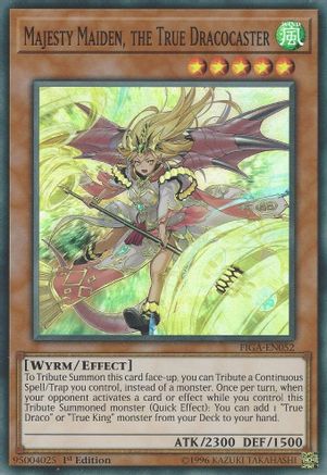 Majesty Maiden, the True Dracocaster [FIGA-EN052] Super Rare - Trinity Hobby