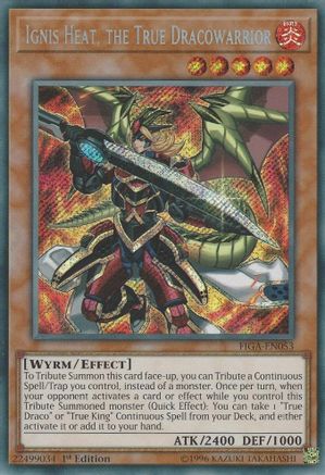 Ignis Heat, the True Dracowarrior [FIGA-EN053] Secret Rare - Trinity Hobby