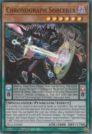 Chronograph Sorcerer [FIGA-EN058] Super Rare - Trinity Hobby