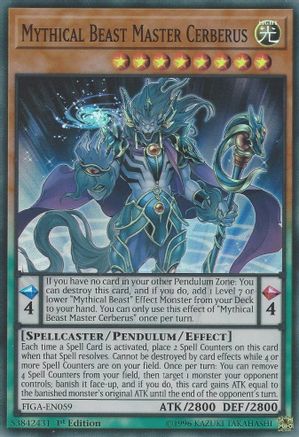Mythical Beast Master Cerberus [FIGA-EN059] Super Rare - Trinity Hobby