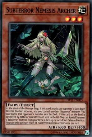 Subterror Nemesis Archer [OP11-EN005] Super Rare - Trinity Hobby