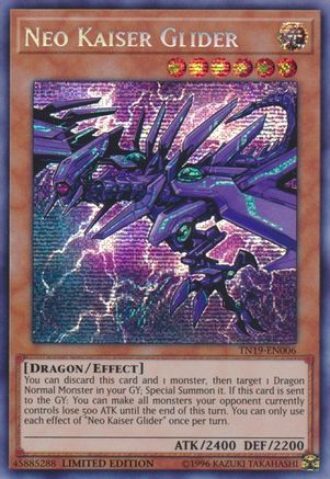 Neo Kaiser Glider [TN19-EN006] Prismatic Secret Rare - Trinity Hobby