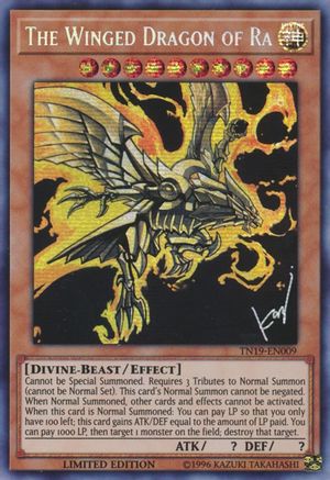 The Winged Dragon of Ra [TN19-EN009] Prismatic Secret Rare - Trinity Hobby