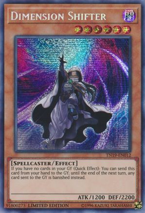 Dimension Shifter [TN19-EN012] Prismatic Secret Rare - Trinity Hobby