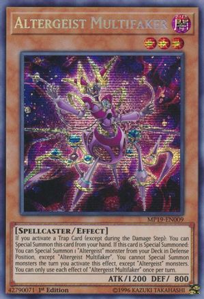 Altergeist Multifaker [MP19-EN009] Prismatic Secret Rare - Trinity Hobby