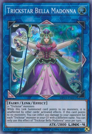 Trickstar Bella Madonna [MP19-EN021] Super Rare - Trinity Hobby