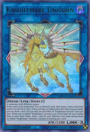 Knightmare Unicorn [MP19-EN028] Ultra Rare - Trinity Hobby