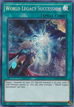 World Legacy Succession [MP19-EN038] Prismatic Secret Rare - Trinity Hobby