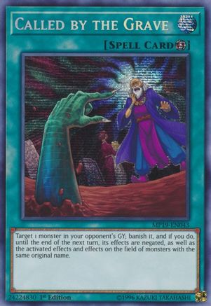 Called by the Grave [MP19-EN043] Prismatic Secret Rare - Trinity Hobby