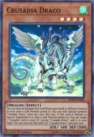 Crusadia Draco [MP19-EN080] Super Rare - Trinity Hobby