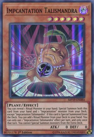 Impcantation Talismandra [MP19-EN084] Super Rare - Trinity Hobby