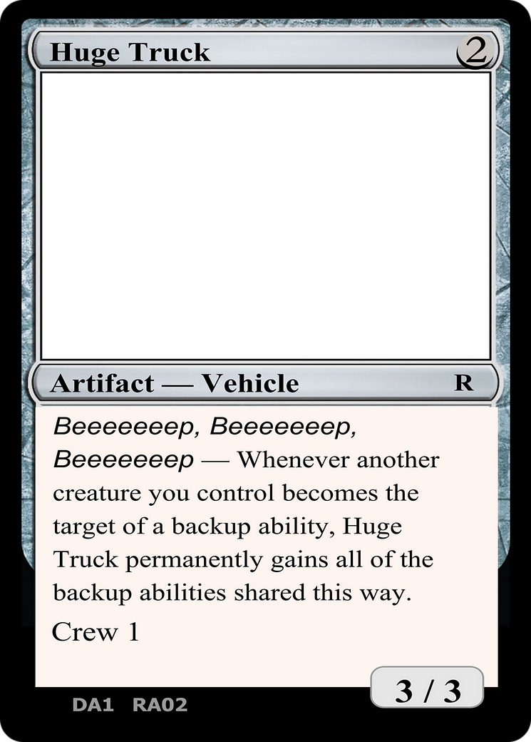 Énorme camion [Événement inconnu] 