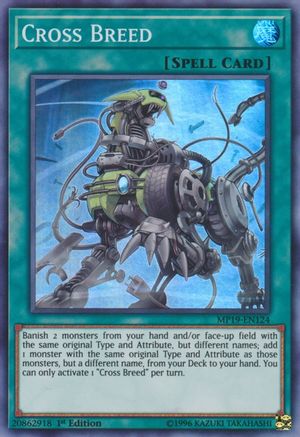 Cross Breed [MP19-EN124] Super Rare - Trinity Hobby