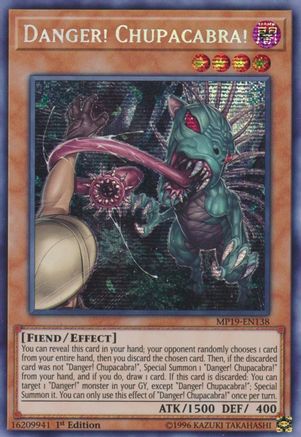 Danger! Chupacabra! [MP19-EN138] Prismatic Secret Rare - Trinity Hobby