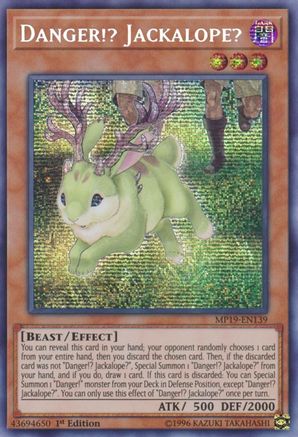 Danger!? Jackalope? [MP19-EN139] Prismatic Secret Rare - Trinity Hobby