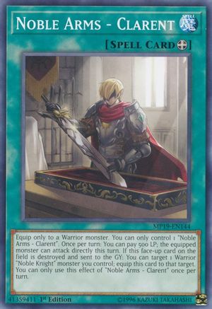 Noble Arms - Clarent [MP19-EN144] Common - Trinity Hobby