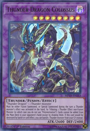 Thunder Dragon Colossus [MP19-EN183] Ultra Rare - Trinity Hobby
