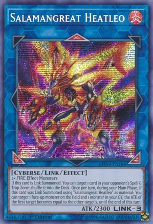 Salamangreat Heatleo [MP19-EN186] Prismatic Secret Rare - Trinity Hobby