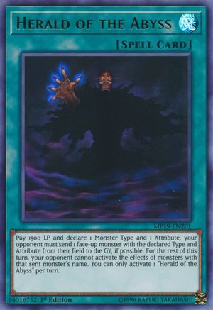 Herald of the Abyss [MP19-EN201] Ultra Rare - Trinity Hobby