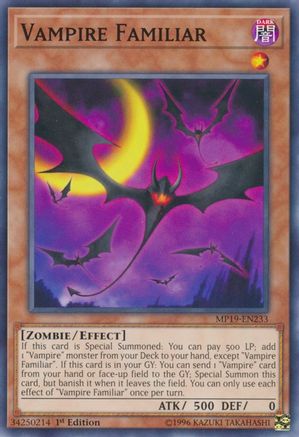 Vampire Familiar [MP19-EN233] Common - Trinity Hobby