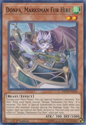 Donpa, Marksman Fur Hire [MP19-EN244] Common - Trinity Hobby