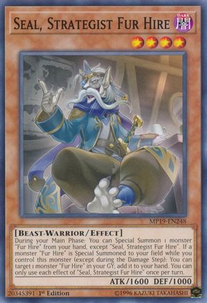 Seal, Strategist Fur Hire [MP19-EN248] Common - Trinity Hobby