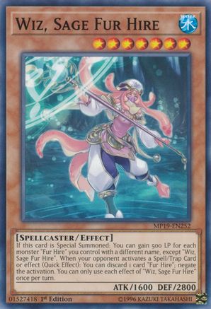 Wiz, Sage Fur Hire [MP19-EN252] Common - Trinity Hobby