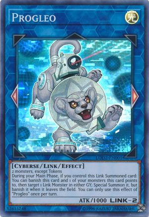 Progleo (Legacy of the Duelist: Link Evolution) [LOD2-EN001] - Yu-Gi-Oh! Video Game Promotional Cards Unlimited - Super Rare - Trinity Hobby