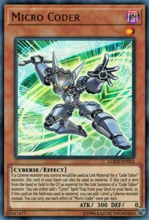 Micro Coder [LOD2-EN002] Ultra Rare - Trinity Hobby