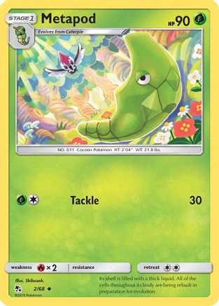 Metapod (2/68) [Sun & Moon: Hidden Fates] - Trinity Hobby
