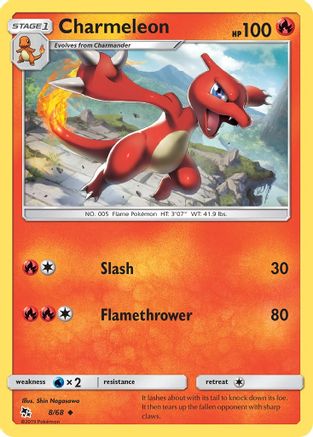Charmeleon (8/68) [Sun & Moon: Hidden Fates] - Trinity Hobby