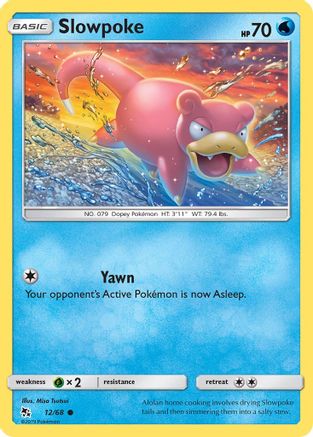 Slowpoke (12/68) [Sun & Moon: Hidden Fates] - Trinity Hobby