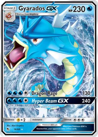 Gyarados GX (16/68) [Sun & Moon: Hidden Fates] - Trinity Hobby