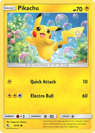 Pikachu (19/68) [Sun & Moon: Hidden Fates] - Trinity Hobby