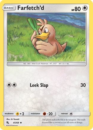 Farfetch'd (45/68) [Sun & Moon: Hidden Fates] - Trinity Hobby