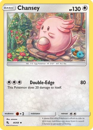 Chansey (46/68) [Sun & Moon: Hidden Fates] - Trinity Hobby