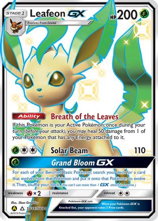 Leafeon GX (SV46/SV94) [Sun & Moon: Hidden Fates - Shiny Vault] - Trinity Hobby
