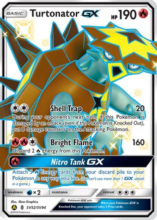 Turtonator GX (SV52/SV94) [Sun & Moon: Hidden Fates - Shiny Vault] - Trinity Hobby
