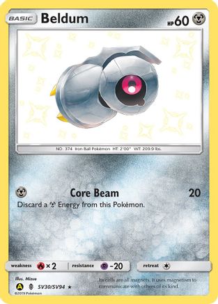 Beldum (SV30/SV94) [Sun & Moon: Hidden Fates - Shiny Vault] - Trinity Hobby